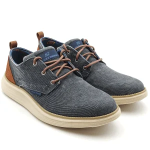 Stringata uomo in canvas SKECHERS STATUS 2.0 65910 NVY