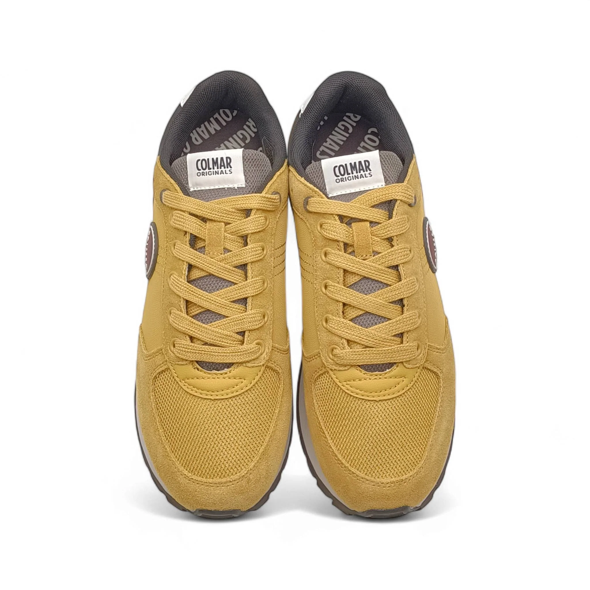 Sneaker Uomo Colmar TRAVIS AUTHENTIC 005 ochre-chocolate-black - immagine 5
