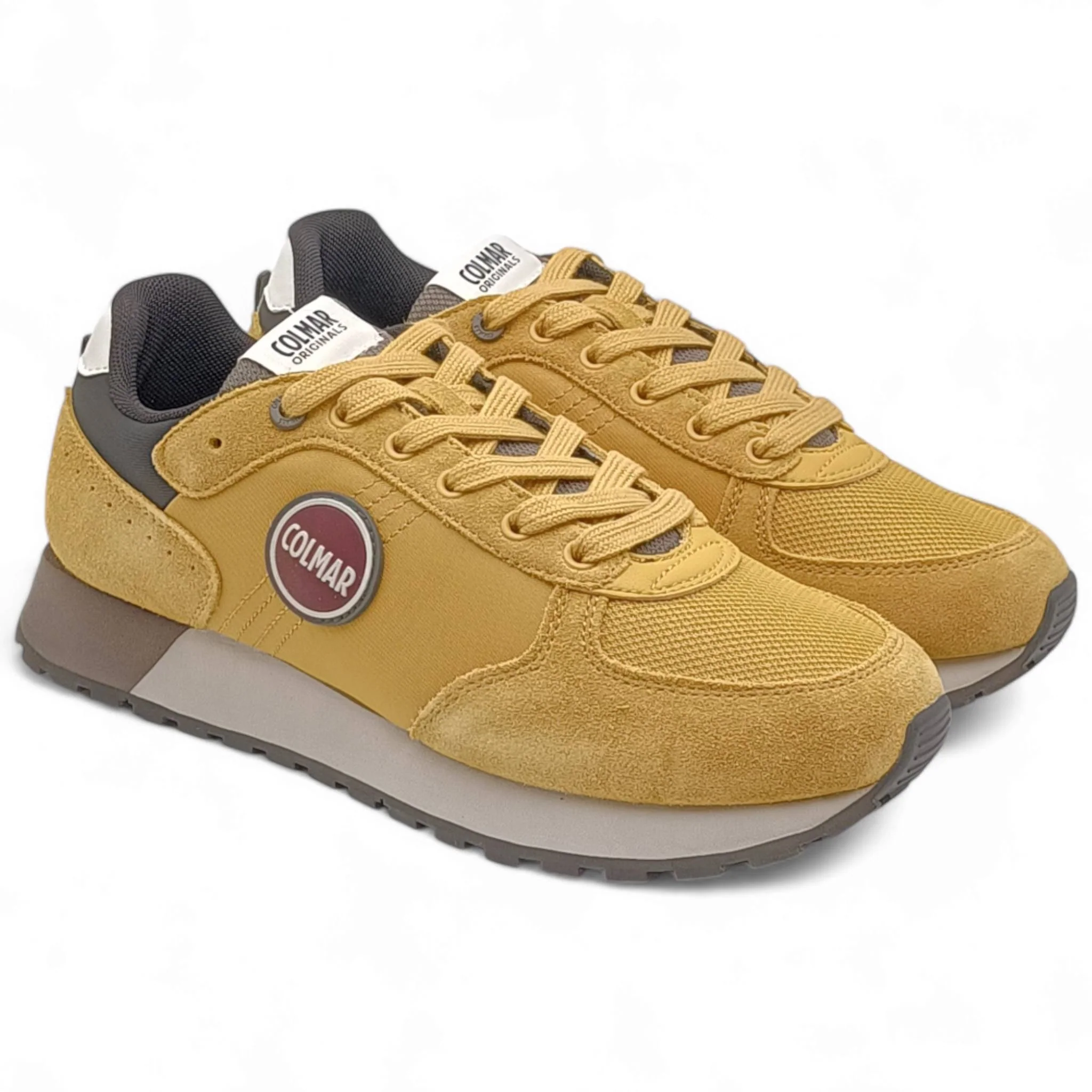 Sneaker Uomo Colmar TRAVIS AUTHENTIC 005 ochre-chocolate-black - immagine 2