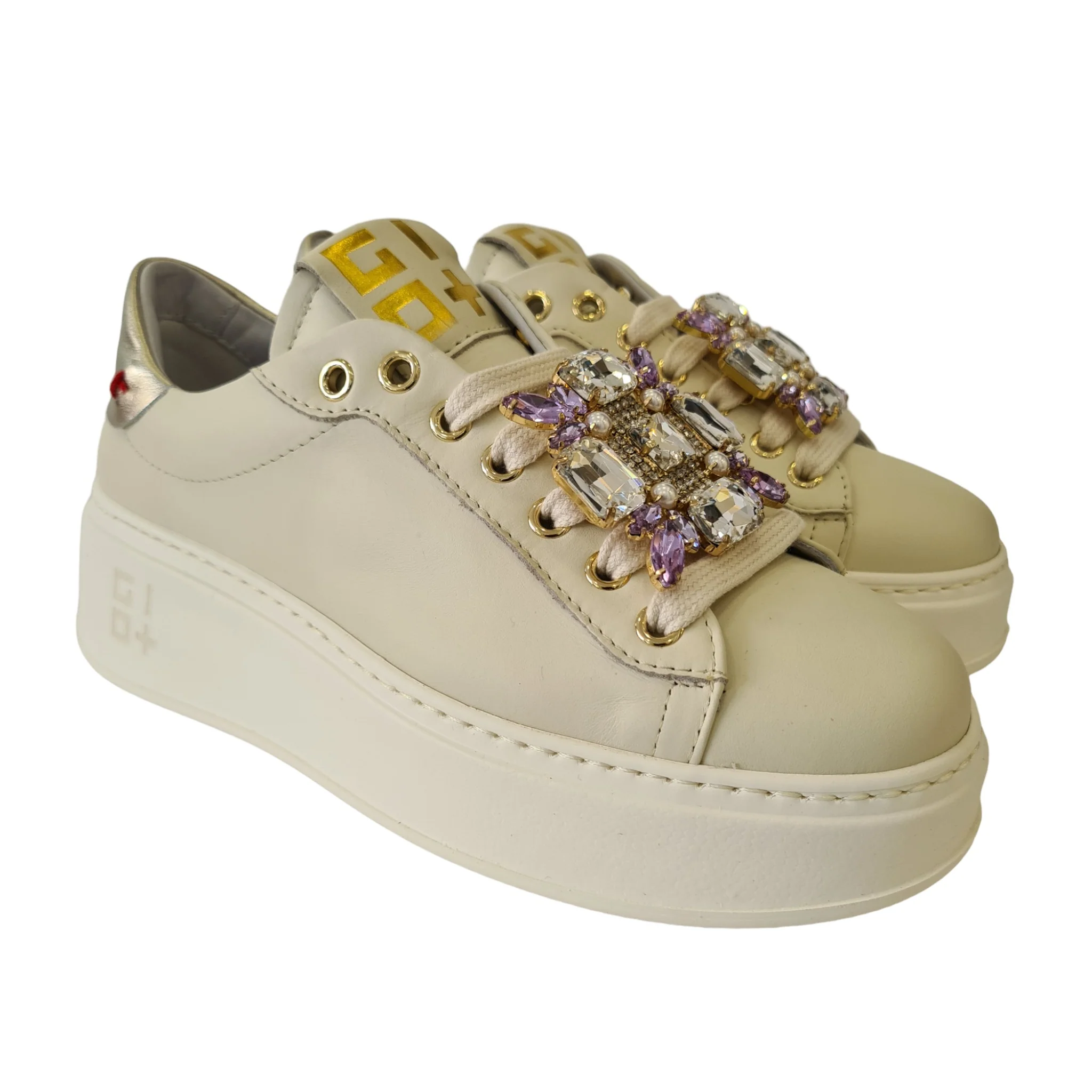 Gio+ Sneakers Beige Donna Rif.12 - immagine 3