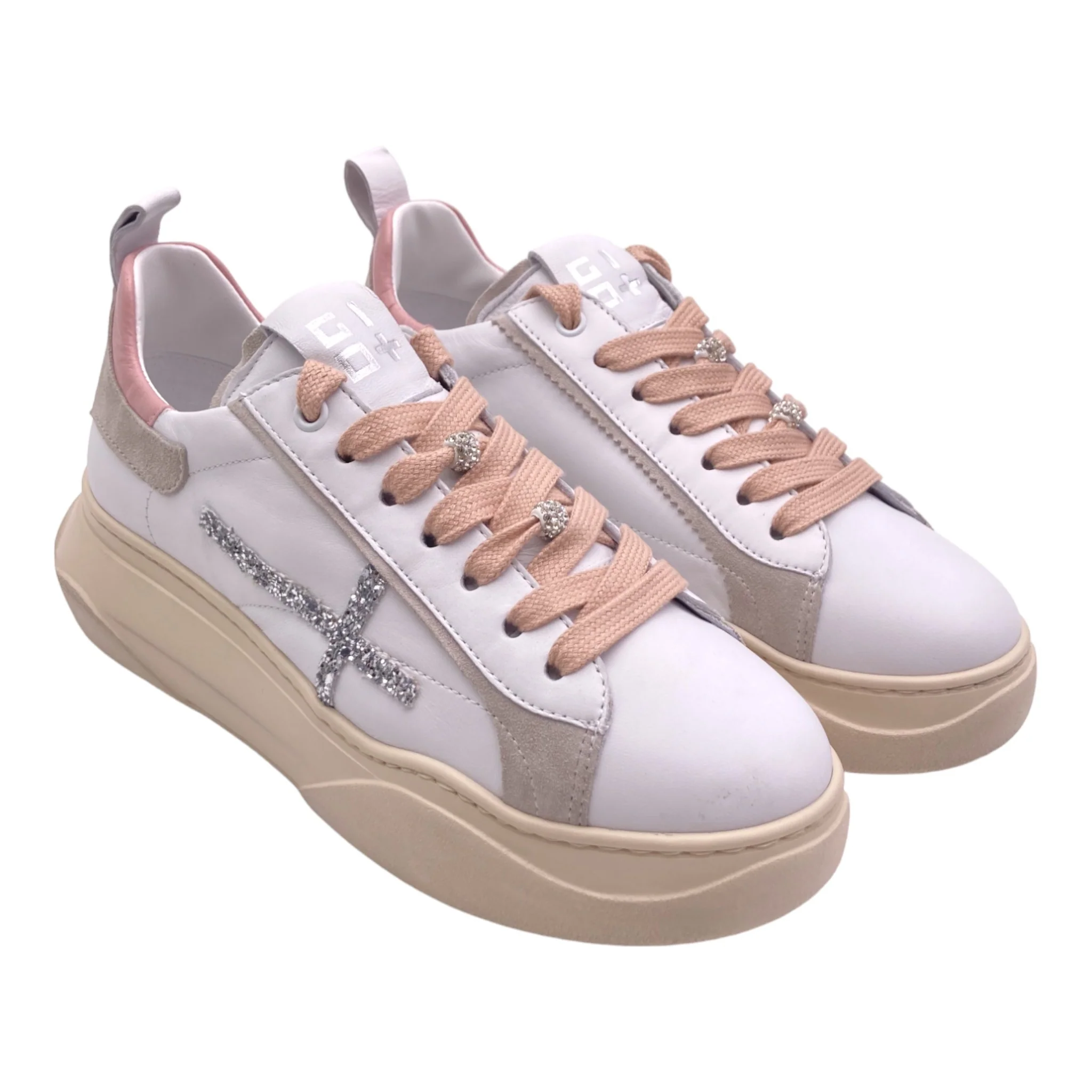 Sneaker Donna GIADA63M Gio+ white/rosa/perla - immagine 2