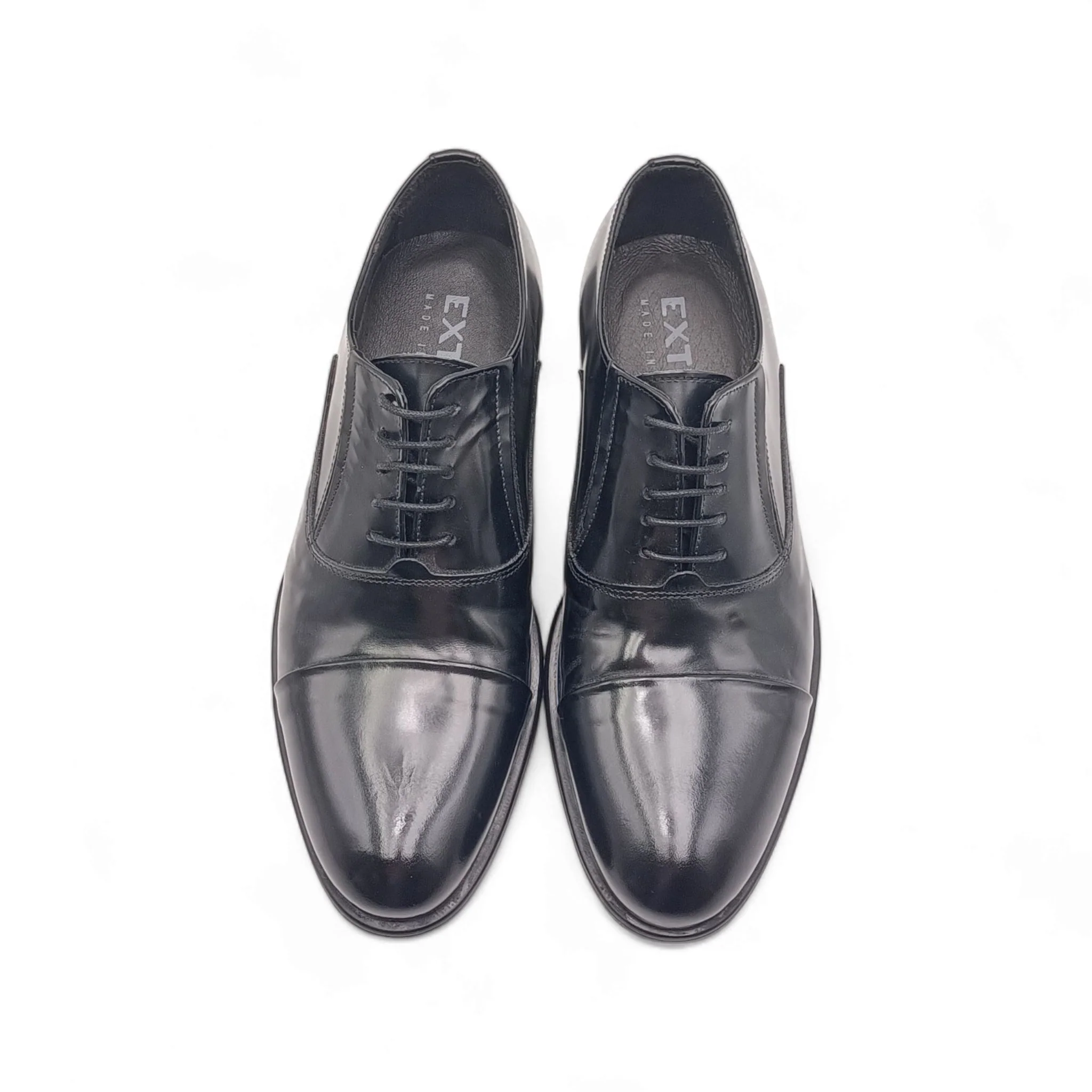 Scarpa Stringata Uomo Exton 7653 Abrasivo Nero - immagine 6