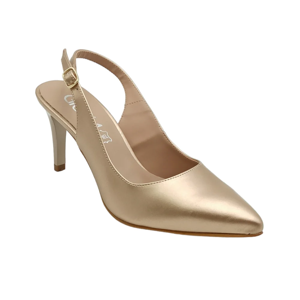 Slingback GIULIA G.8 SHANY light gold - immagine 3