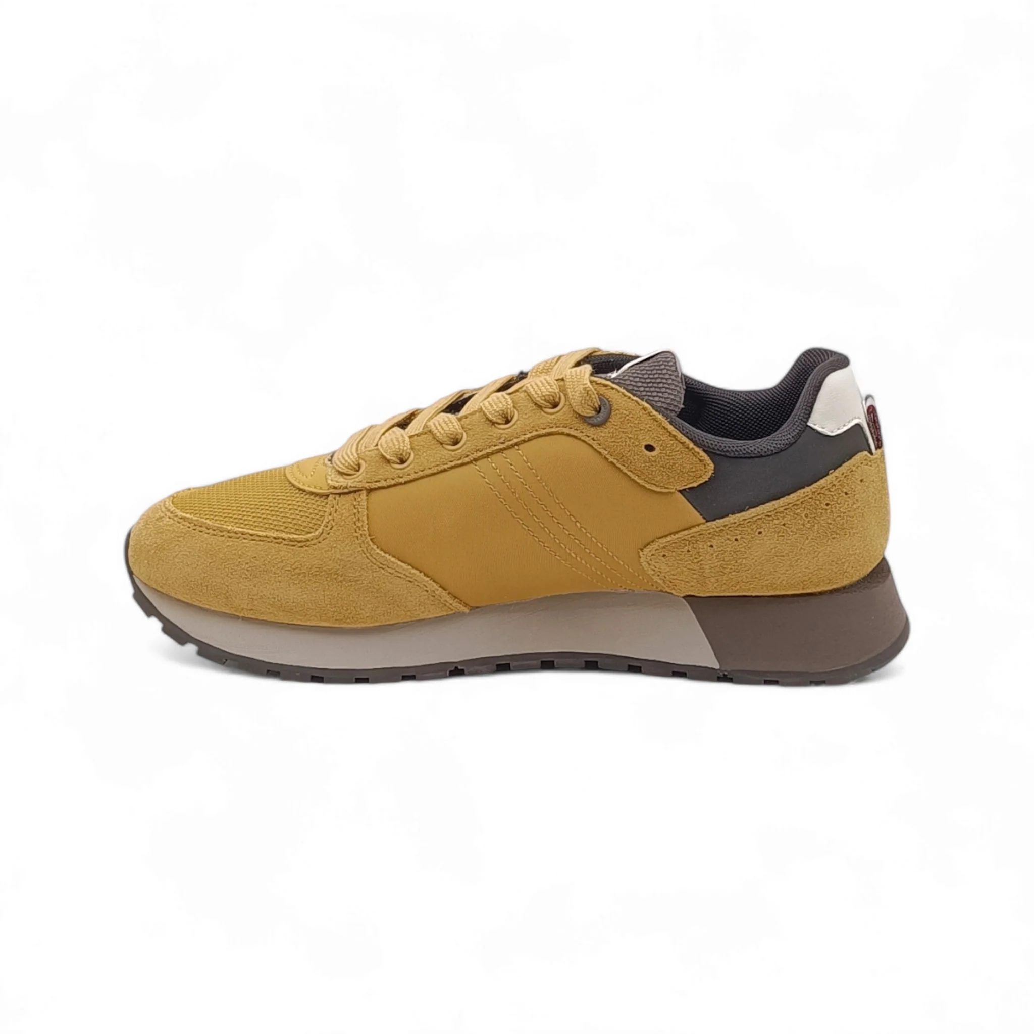 Sneaker Uomo Colmar TRAVIS AUTHENTIC 005 ochre-chocolate-black - immagine 6