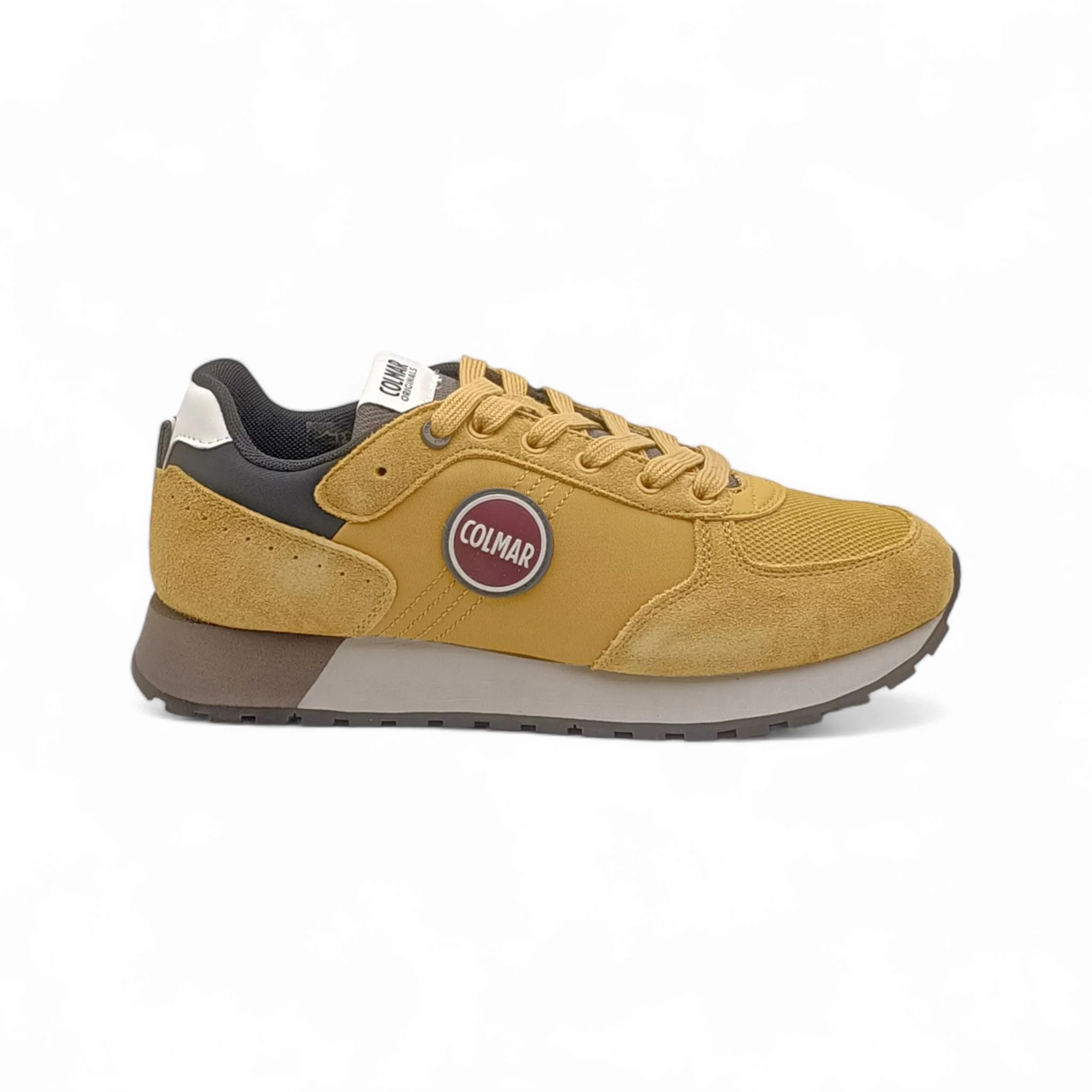Sneaker Uomo Colmar TRAVIS AUTHENTIC 005 ochre-chocolate-black - immagine 4