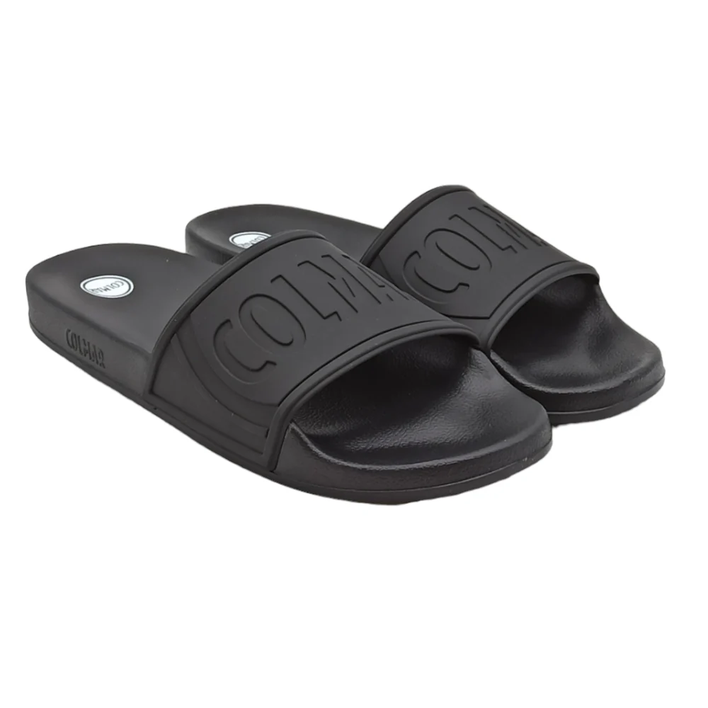 Ciabatta uomo Colmar SLIPPER LOGO black - immagine 3