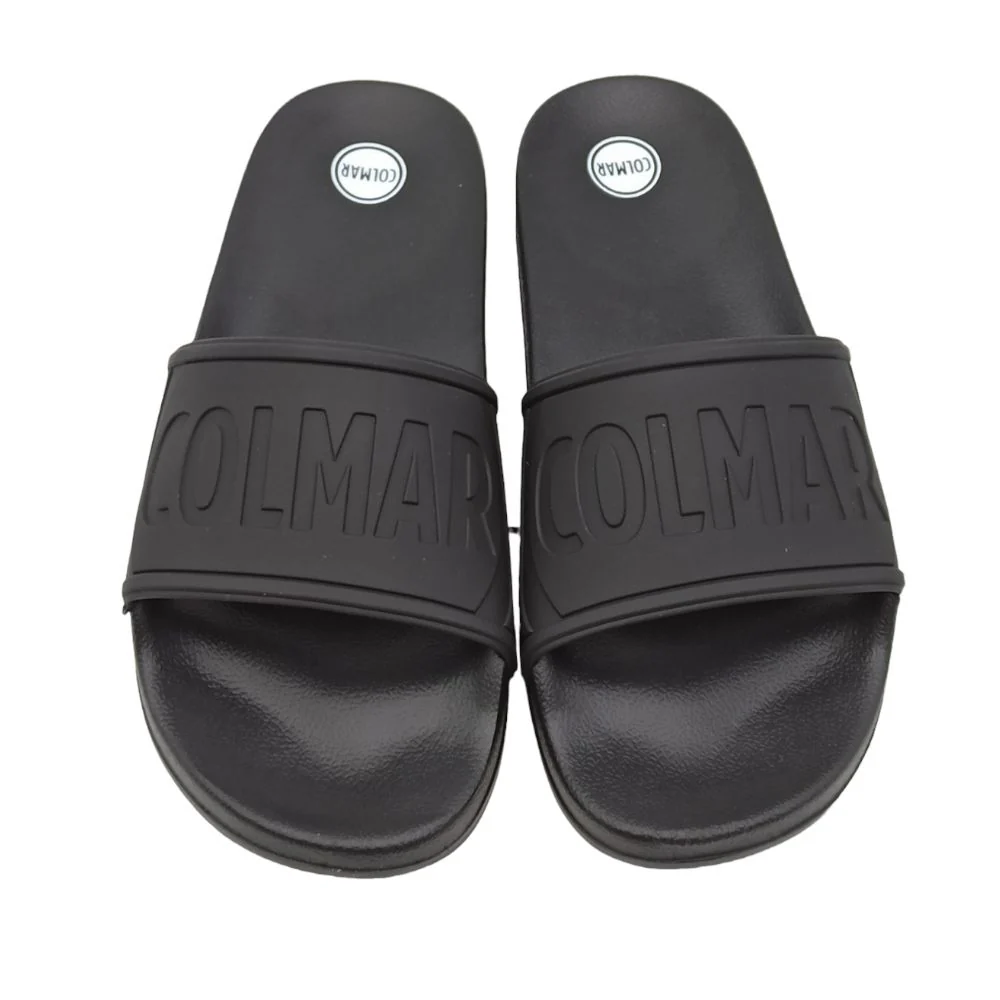 Ciabatta uomo Colmar SLIPPER LOGO black - immagine 2