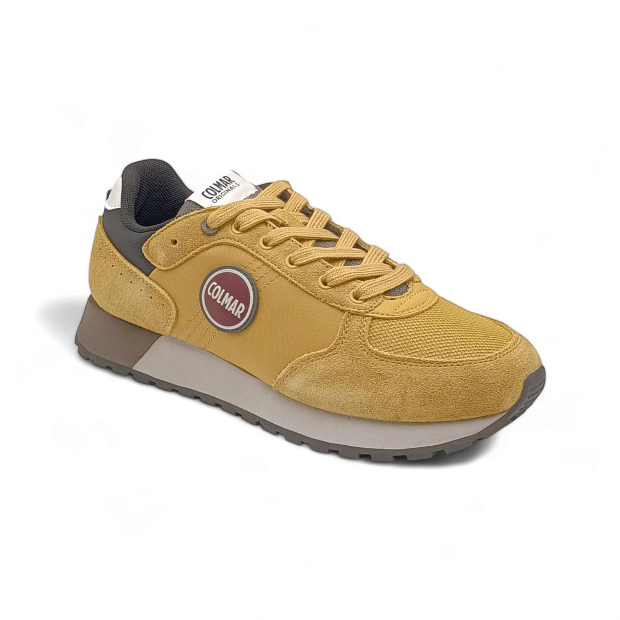 Sneaker Uomo Colmar TRAVIS AUTHENTIC 005 ochre-chocolate-black - immagine 3