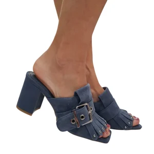 Apepazza Sandalo Sabot Donna Blu rif.761