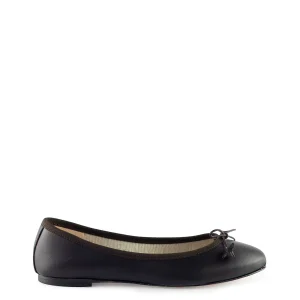 Ballerina con fiocco marrone scuro