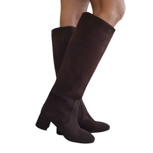Les Poèmes Stivale Donna Marrone Rif.861