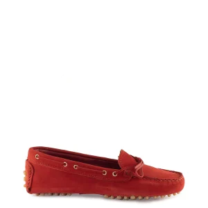 Mocassini barca rosse