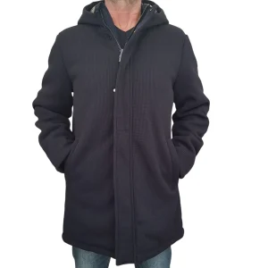 Markup Parka lungo blu' Rif.917