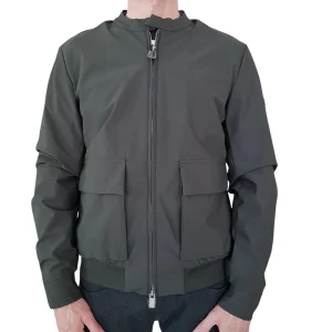 Markup giubbino biker verde militare Art.936