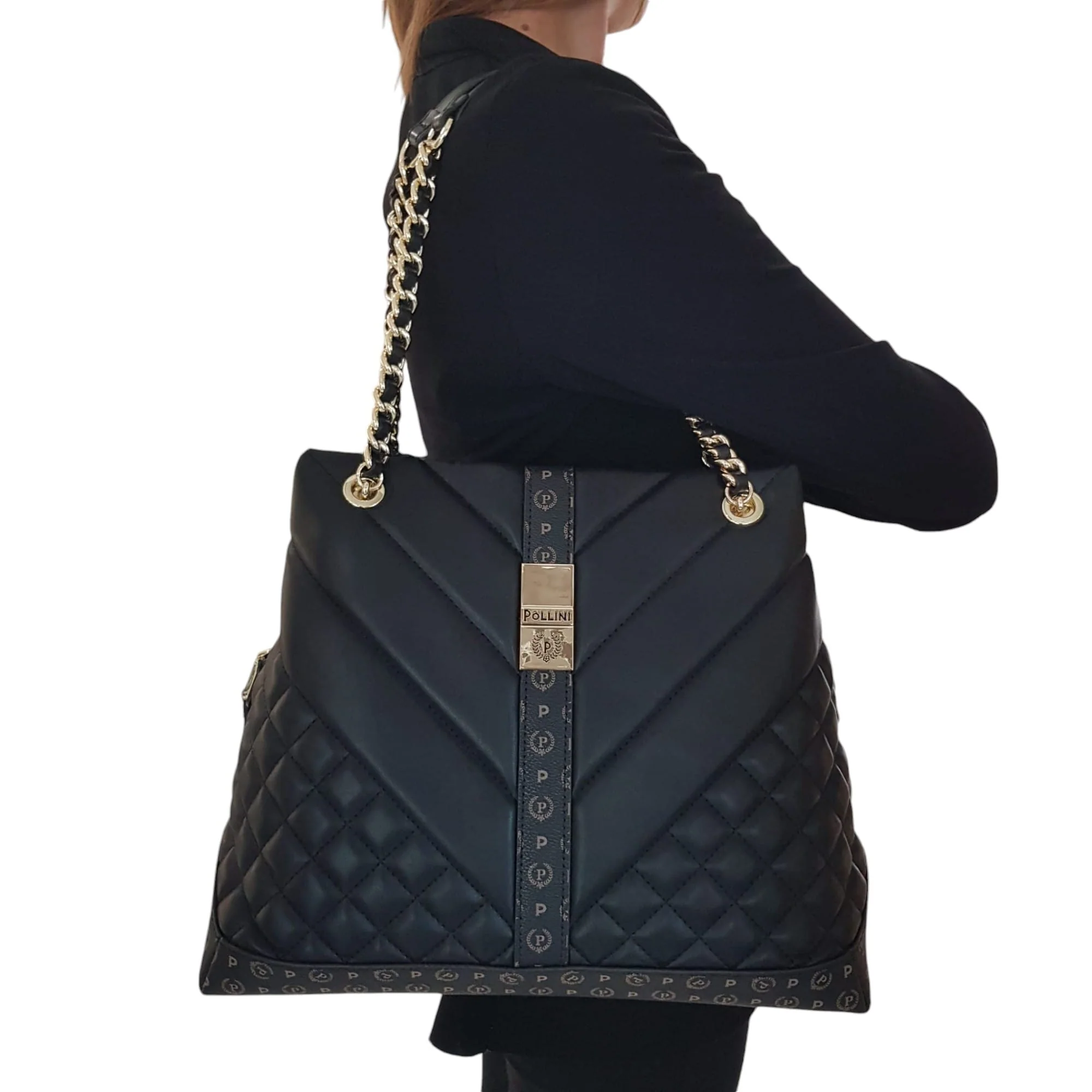 Pollini Borsa donna nera Art.730 - immagine 4