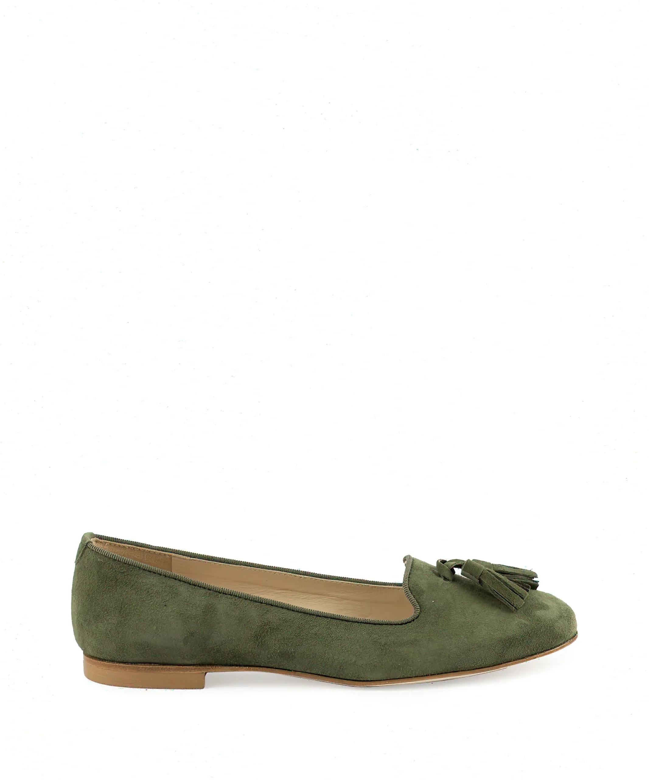 Slipper con nappine verdi
