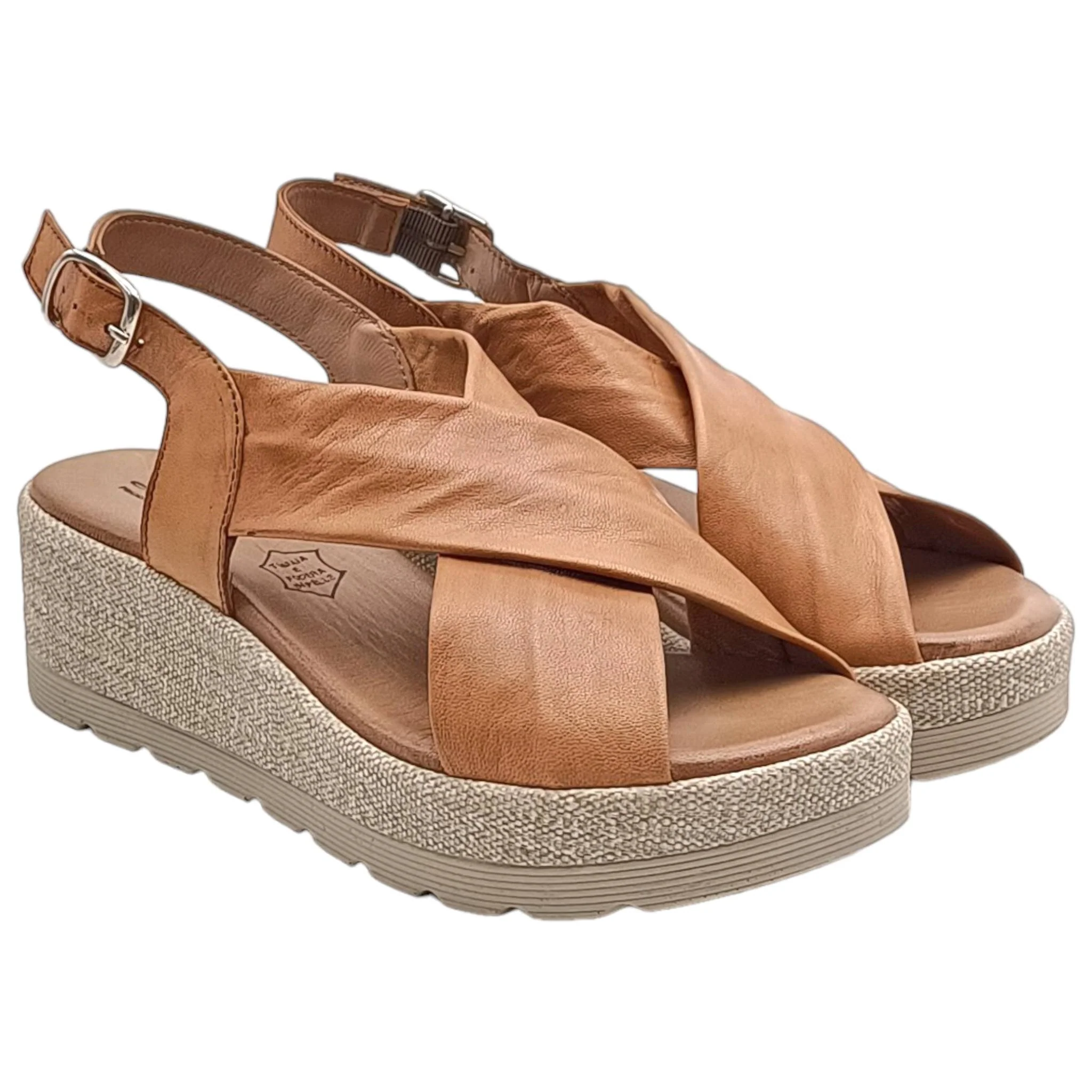 Sandalo Donna Lux 6574 cuoio