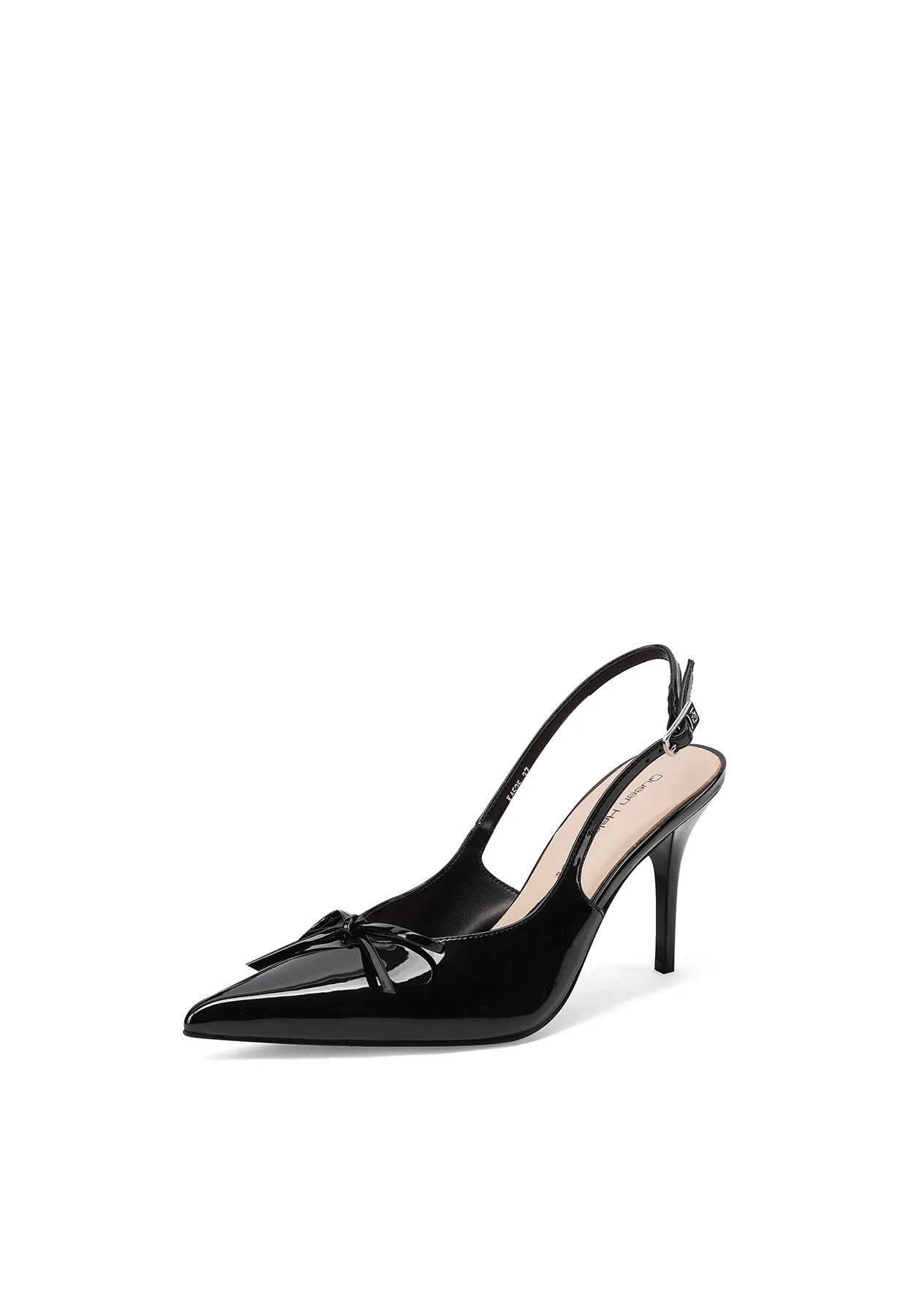 Décolleté donna slingback in vernice K4525 - immagine 5