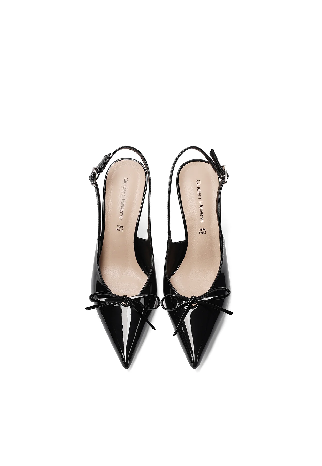 Décolleté donna slingback in vernice K4525 - immagine 7