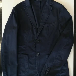 MARK UP UOMO M39491 GIACCA COTONE COLR BLU ART.27