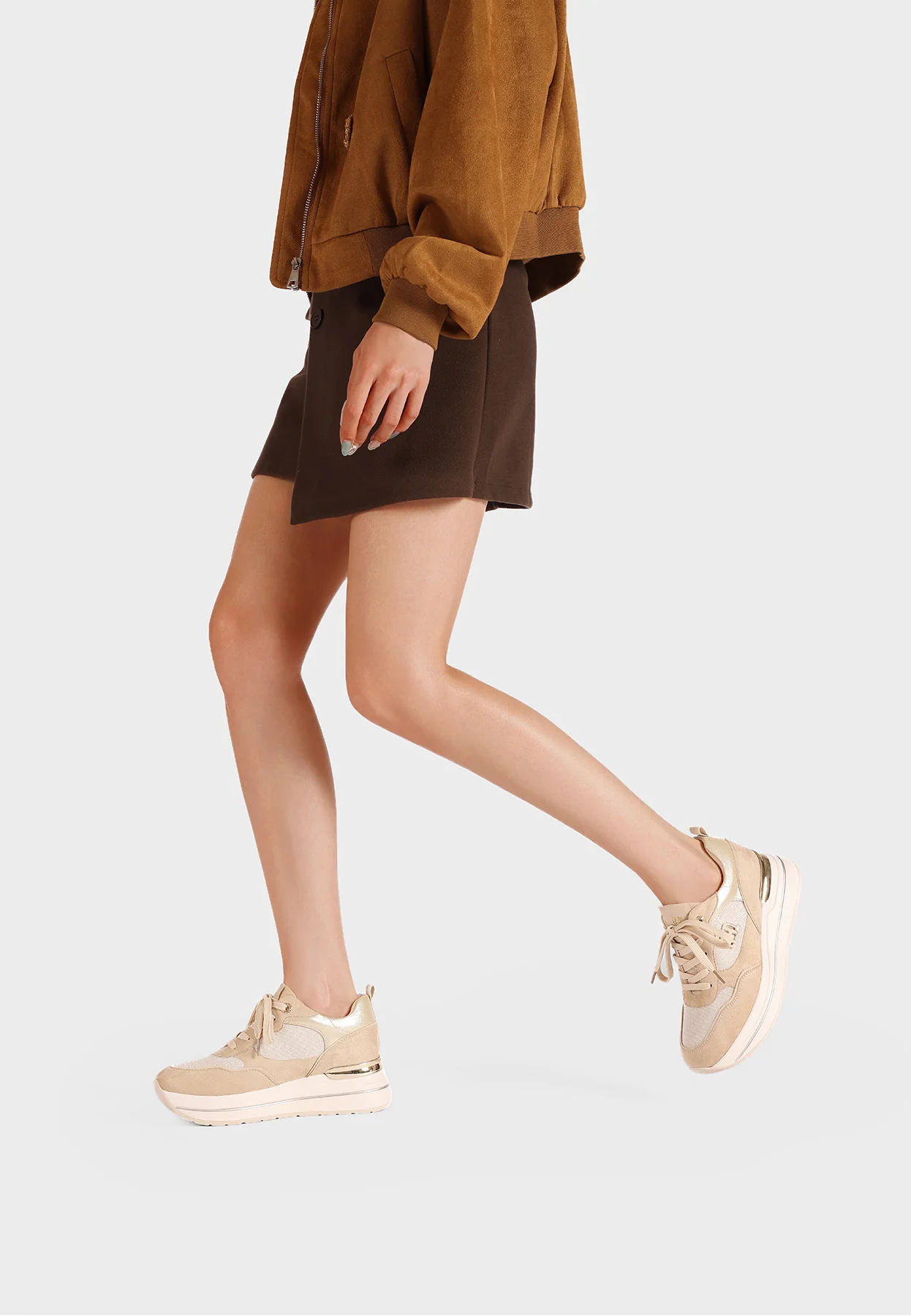 Sneakers elegante con zeppa X33-20 - immagine 9