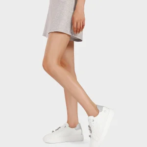 Sneakers platform con dettagli gioiello X34-1